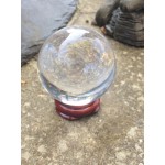 Crystal Ball On Wooden Stand 5cm